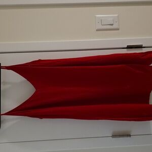 Reformation Scarlet Slip Mini Dress